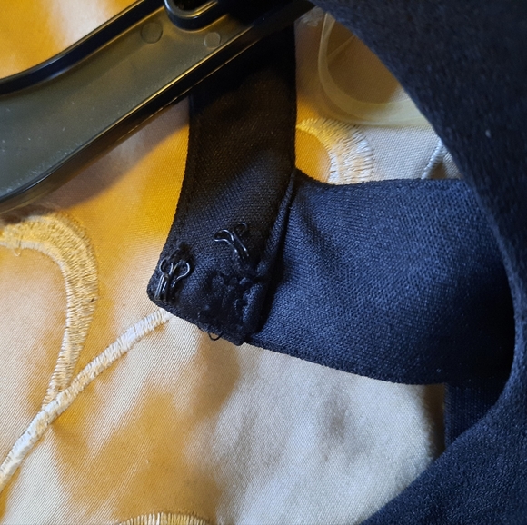 SEQUIN HEARTS Womens Black Stretch Crochet Trim Sleeveless Mini Dress Juniors 9 - Picture 11 of 13